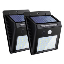 20 led solar garden light wall light with motion sensor